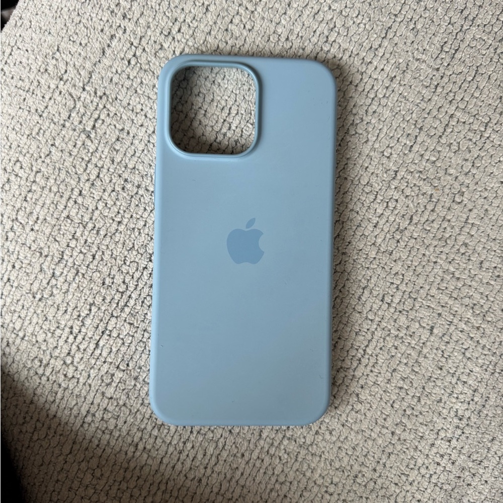 Apple Blue Silicone Case for iPhone